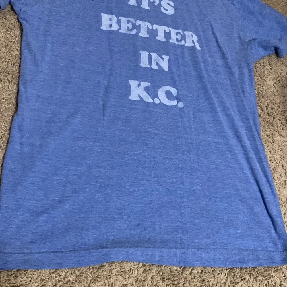 Better in KC mens XL blue shirt - Picture 3 of 5